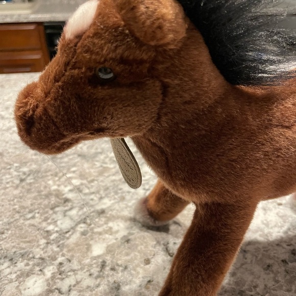 Mustang Stuffed plush Horse Russ Berrie Brown and Black Yomiko Classics - Picture 3 of 9